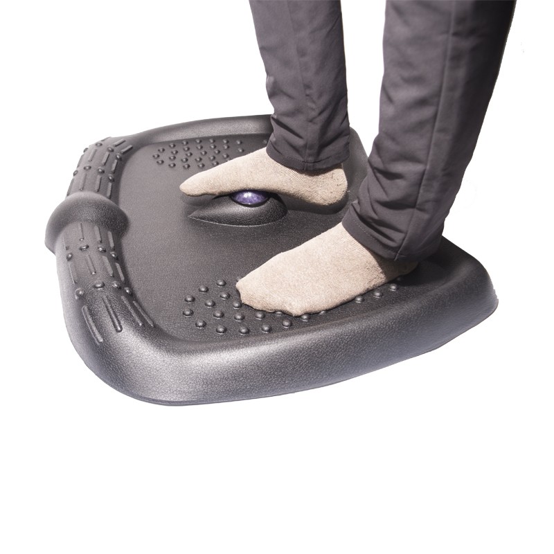 Suport ergonomic pentru birou cu 3 zone masaj, antiderapant, 71x61x7.5 cm - imagine 10